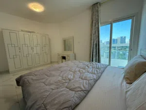 G2- شقة مفروشة غرفة وصالة قريب حديقة السيدات الراشدية 2 عجمان للايجار الشهري شاملة الفواتير