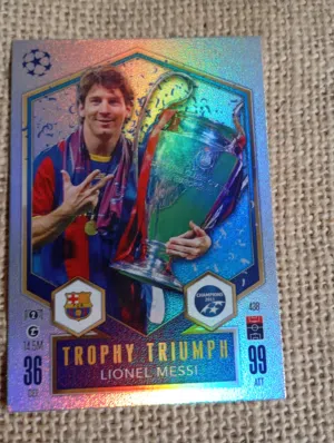 mint condition 2024 2025 Messi match attax sports card