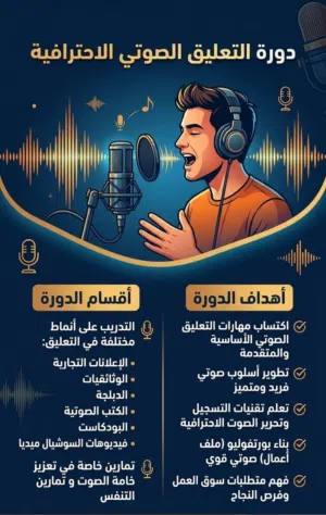 فن التعليق الصوتي من البداية إلى الاحتراف