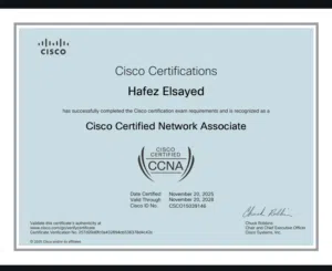 مدرب شبكات الحاسب الآلي خبره أكثر من 5 سنوات في مجال التدريب حاصل علي شهادات سيسكو في دورة CCNA.