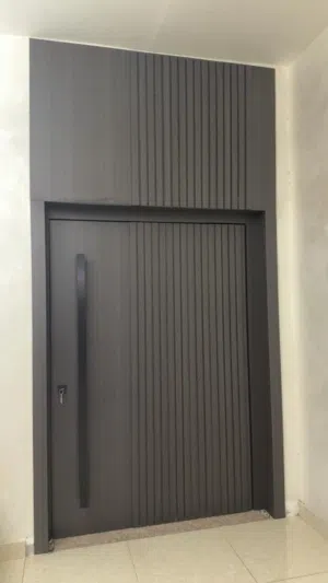 main door..