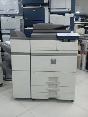 آلة تصوير وطباعة واسكنر شارب موديل MX-M754  ابيض واسود. شبه جديدة
