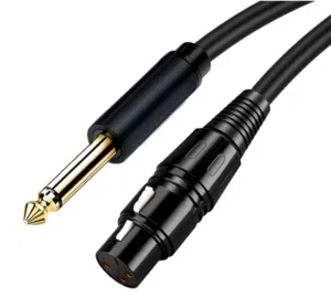 كيبل ميكروفون XLR To 6.35mm Microphone Cable 3M