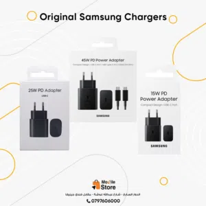 Original Samsung adapter  ادابتر سامسونج اصليه من 15 وات الى 65 وات