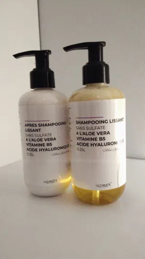 shampoing et après  collagene en comprimé shampooing sans sulfate  شمبوان و بلسم بدون سلفات