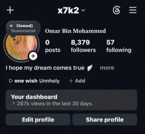 حساب إنستغرام مميز للبيع يوزر رباعي x7k2 تفاعل ومشاهدات قوية جداً