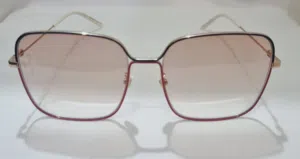 Authentic Gucci GG0443S 005 Gold/Blue/Red Oversized Sunglasses