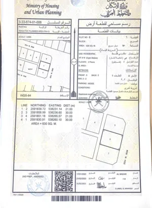 Residential Land for Sale in Al Batinah Rustaq