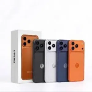 اوتيتو 17pro max بلون برتقالي مع ذاكرة 256 جيجابايت جديد