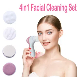 جهاز الكتروني  4 ب1 ل  تنظيف و سنفرة  البشره و تدليكها و توزيع كريم الوجه بشكل عميق  و متنظم