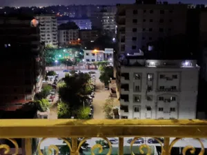 واجهه بحري اماميه بانوراما على نادي مدينة نصر الترا سوبر لوكس بها غاز 3 غرف بدريسنج ريسبشن 3 قطع