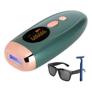 ماكنة ليزر  ازالة الشعر الغير مرغوب  به من الوجه و الجسم   و اضعاف بصيلات الشعر   للحصول على جسم لام