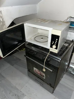 غاز مستعمل + مايكرويف