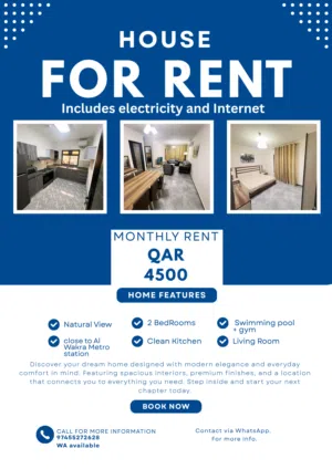 Beautiful FF 2BHK house for long term Rent