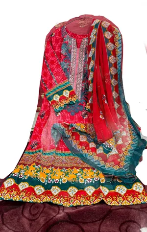 Pakistani premium lawn embroidery suit