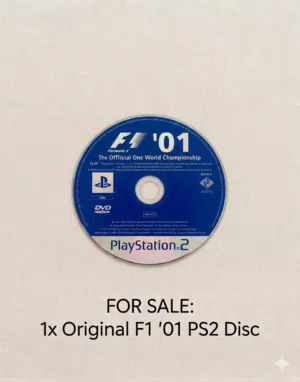 ديسك أصلي لعشاق الفورمولا ون - F1 '01 لبلاي ستيشن 2 (PS2 Original