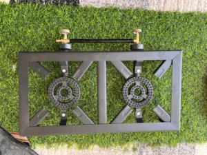 Gas stove.