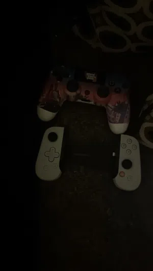Two controllers five riyal each one game three riyal remote play 10riyal
