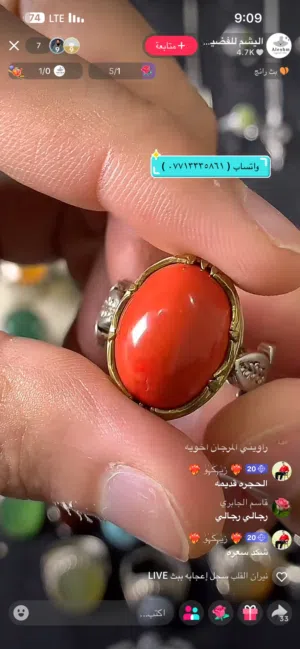 حجر مرجان تونسي شرط الشغل