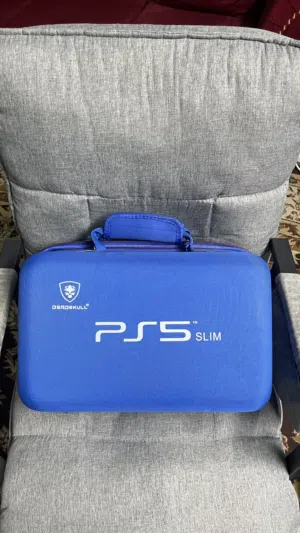 شنطه سوني 5سليم حجم ممتاز جدا ps5 slim bag (((السيديات ما تجي مع الشنطه)))