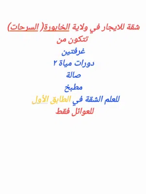 80 m2 2 Bedrooms Apartments for Rent in Al Batinah Al Khaboura