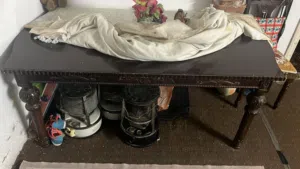 طاوله سفره 2 متر طول خشب زان مصري