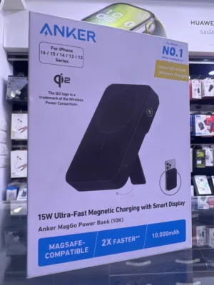 PowerBank Anker MagGo Magsafe 10000 mAh ( for iPhone 12/13/14/15/16/17 and more متوفر بسعر جيد جدا