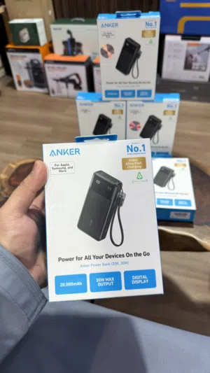 بطارية انكر بقوة 20000mAh شحن سريع بقوة 30W ضمان 18 شهر