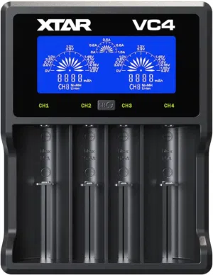 شاحن بطاريات رباعي ليثيوم 3.7 فولت 3.7V Battery Charger