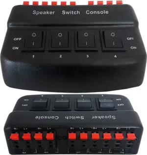 4Port Zone Speaker Selector Splitter Switch