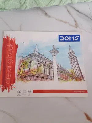 كراسة رسم شبه مستعملة كبيرة