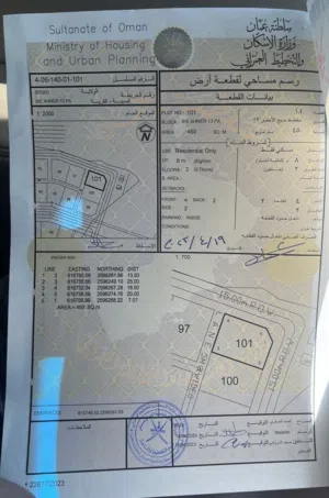 Residential Land for Sale in Al Dakhiliya Bidbid