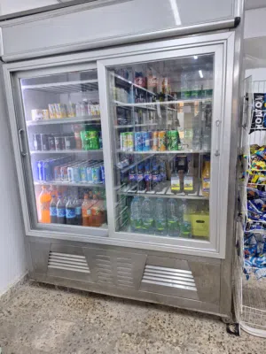 Commercial Double Sliding Glass Door Display Fridge – Excellent Condition
