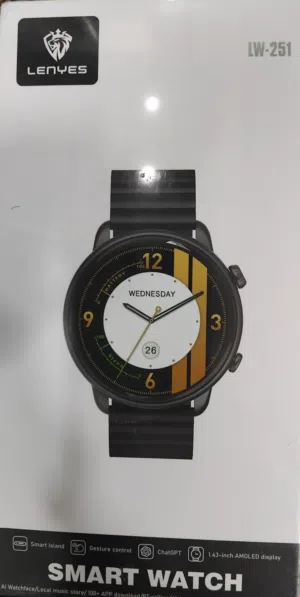 LENYES LW-251 SMART WATCH ELEGANT & HEALTH TRACKING