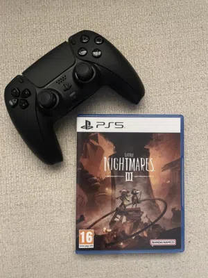 يد سوني 5 نظيفة جدًا + لعبة Little Nightmares