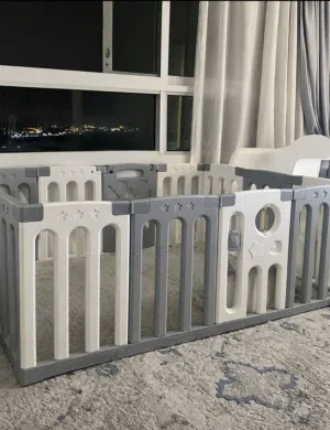 Bumble & Bird - Stars Safety Playpen for Kids - 14 Pieces بامبل & بيرد - منطقة لعب آمنة للأطفال