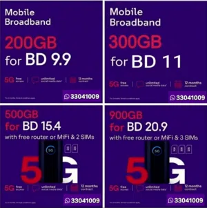 STC , 5G Mobile broadband, 5G home broadband, Fiber