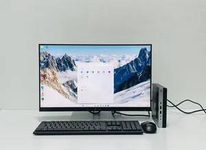 Hp prodesk Mini pc i7 6th Gen Ram 16GB SSD 512GB  HP Monitor 22” bazeless Windows 11 pro