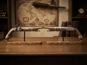 تحفة فنية مستوحاة من Flintlock / Matchlock التاريخية ،