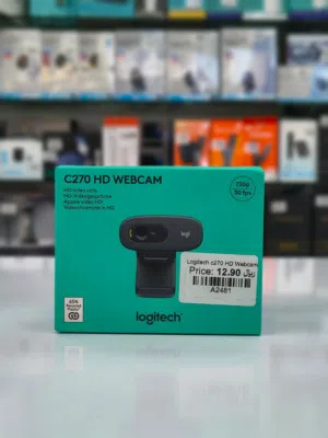 LOGITECH C270 HD WEBCAM 720p/30fps / Webcam in Oman / Brand New