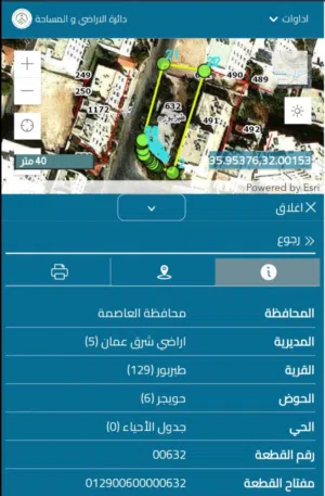 Residential Land for Sale in Amman Tabarboor