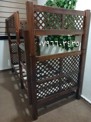 تخت طابقين سرير طابقين تخوت وأسرة جوده عاليه من احسن انواع الخشب الصلد خشب طبيعي