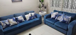 طقم كنب جلوس مقعدين و 3 مقاعد