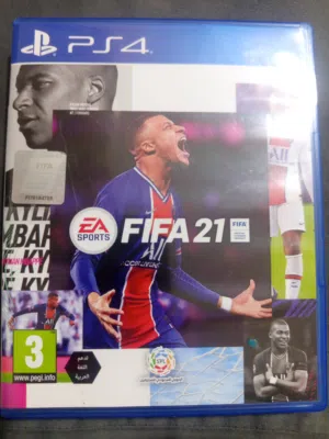 للبيع فيفا 21 (FIFA 21) PS4 مستعمل بحالة الوكالة - شغال 100%
