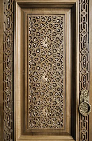 Making wooden doors of Islamic design , Ready to cooperate with the builders of hotels, complexes...