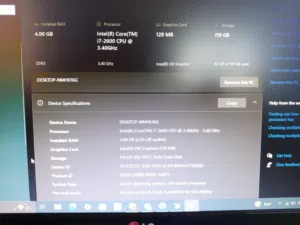كمبيوتر مكتبيcpu core i7 امريكي انتيل مواصفات عاليه ممتازه جهاز وكاله