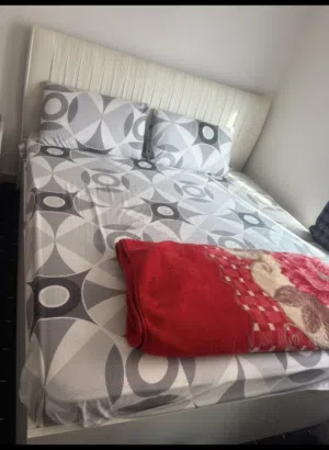 King size bed with mattress for sale