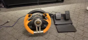 PXN V3 Steering Wheel in Excellent Condition compatible with PC, PS4, and Xbox