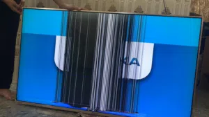 شاشة دنكا بها خطوط سوداء قابلة للتصليح