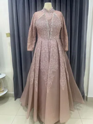 فساتين سهرة مستعمل لبسة واحد لمدة ساعتين فقط